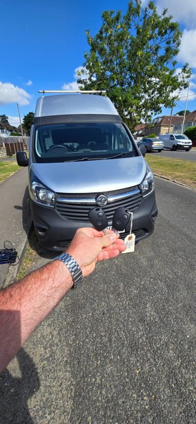 vauxhall add key